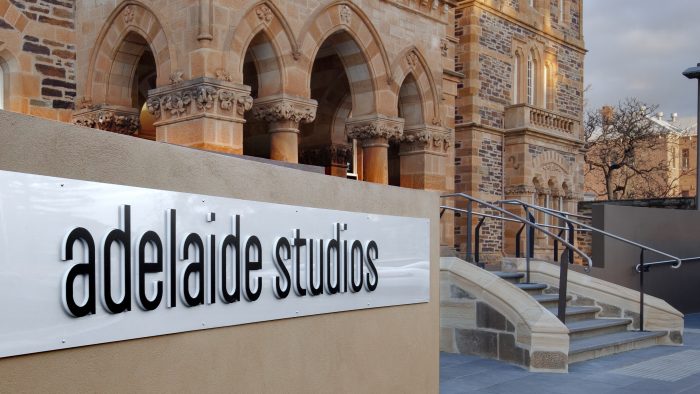 Adelaide Studios main entrance, photo by Peter Barnes