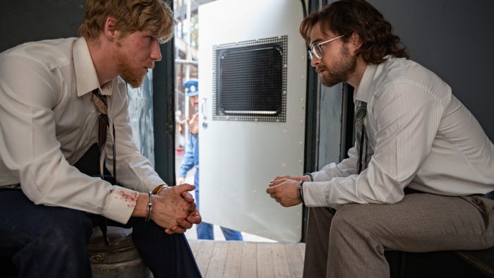 Escape From Pretoria (L-R) Daniel Webber as Stephen Lee, Daniel Radcliffe as Tim Jenkin Photographer Ian Routledge, Arclight Films