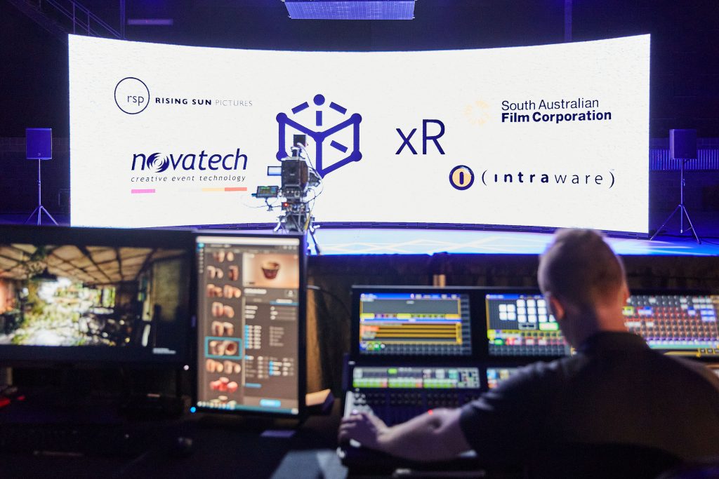 Novatech virtual production demonstration, photo by David Solm