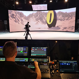 Novatech's Virtual Production setup on the Adelaide Studios Sound Stage,