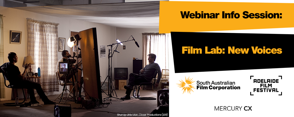 Event header - Film Lab: New Voices webinar info session