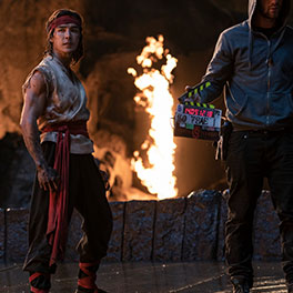 Behind the scenes of Mortal Kombat: Ludi Lin as Liu Kang. Photo-by Mark Rogers, Warner Bros