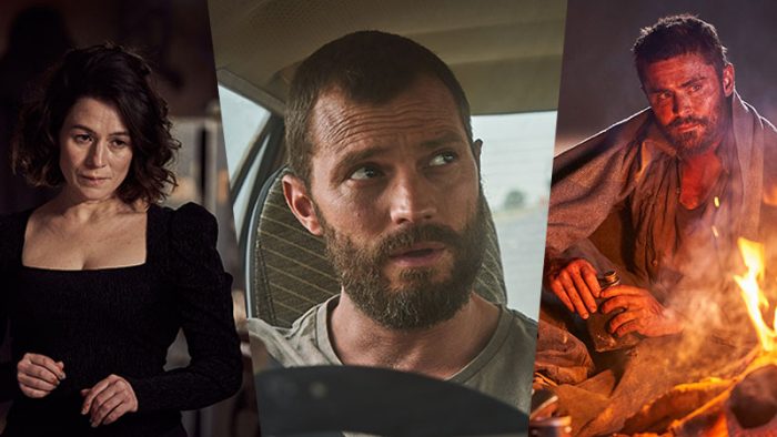 Yael Stone in Firebite, Jamie Dornan in The Tourist, Zac Efron in Gold, all photos by Ian Routledge