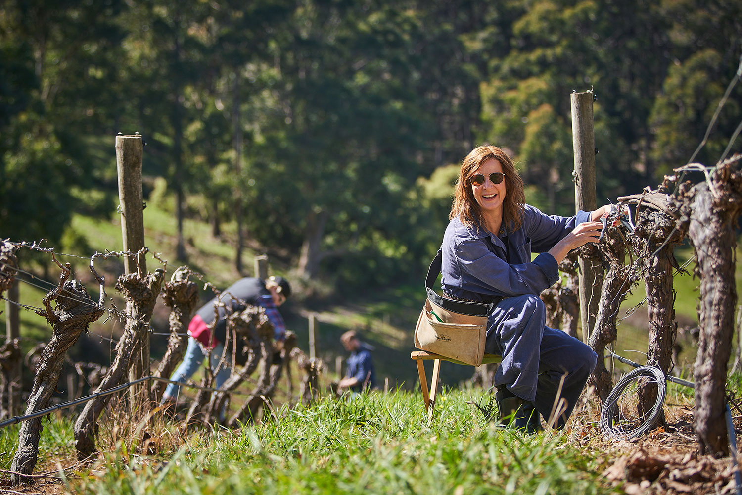 Rachel Griffiths in Aftertaste, Adelaide Hills, photo by Ian Routledge