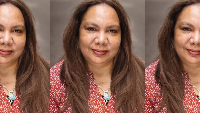A headshot of SAFC First Nations Screen Strategy Executive Pauline Clague