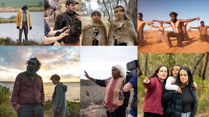 A collation of stills from SAFC-supported First Nations productions