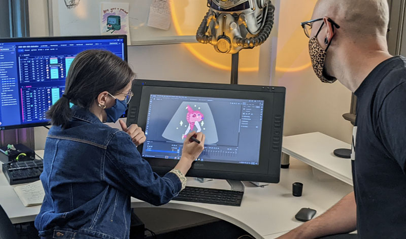 Lauren Nichols undertaking a PDV Attachment with Moinkeystack, working on YOLO Crystal Fantasy Lauren Nichols undertaking a PDV Attachment with Moinkeystack, working on YOLO Crystal Fantasy