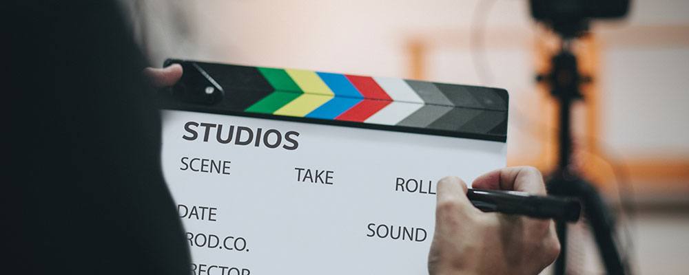 Clapperboard, generic image