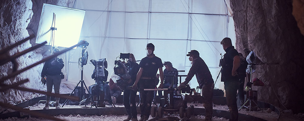 BTS on Firebite, photo by Ian Routledge