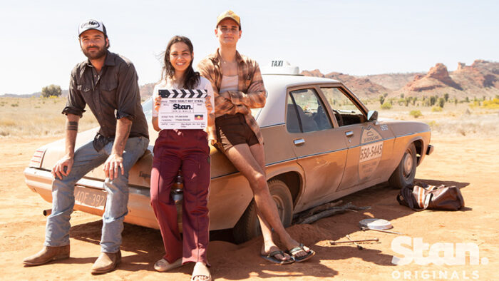 Dylan River, Sherry-Lee Watson and Will McDonald. Photo courtesy of Stan.