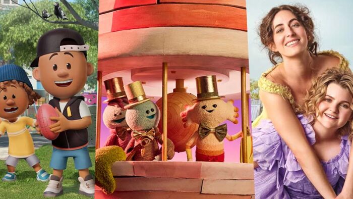Logie Awards 2024 nominees (L-R) Eddie's Lil' Homies, Beep and Mort S2, Gold Diggers