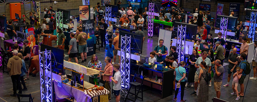 SAGE 2026 - crowds enjoying the games, photo by Naomi Jellicoe