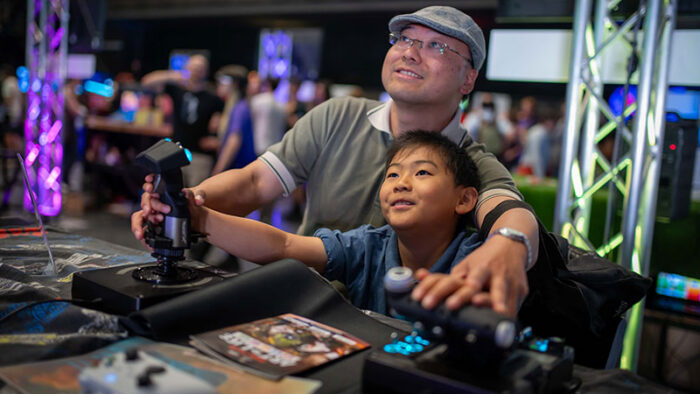 SAGE 2026 - crowds enjoying the games, photo by Naomi Jellicoe