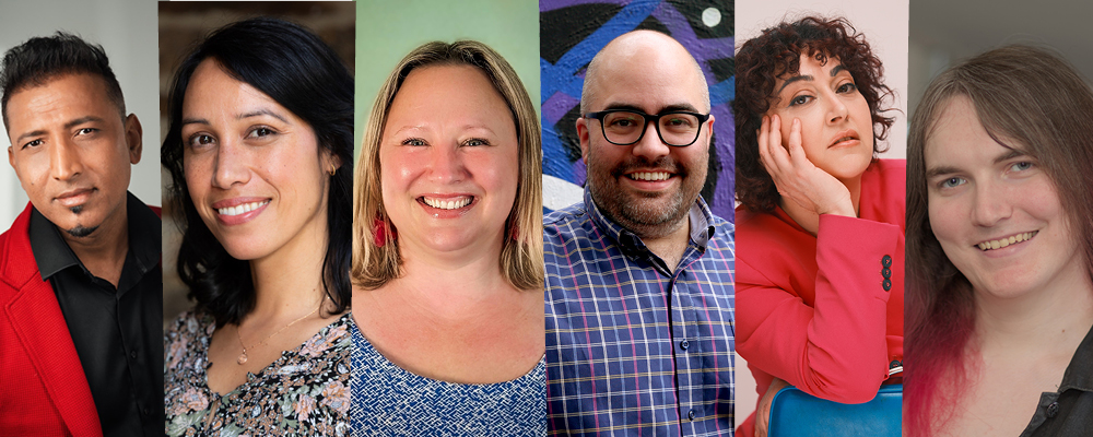 A compilation of headshots for the SAFC's Diversity & Inclusion advisory group,